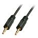 Audio Cable Premium - 3.5mm Stereo Jack To 3.5mm Stereo Jack - 7.5m - Black