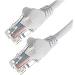 1m White Rj45 Utp CAT6 Stranded Flush Moulded