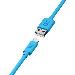 Lightning Cable - 2m - Round - Aqua Eco