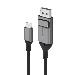ULTRA USB-C (male) To DP (male) Cable - 4k 60hz 1m
