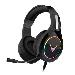 Varr Gaming RGB Headphones 50mm Speakers Mic 3.5mm USB Black