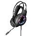 Varr Gaming RGB Headphones 40mm Speakers Mic USB 7.1 For Pc And Ps5 Black